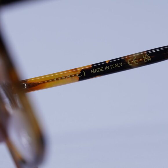 Gucci GG0025O 016 Eyeglasses Havana 58mm Cat Eye Frame - Picture 7 of 10